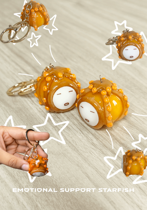 Emotional Support Starfish: Blank expression